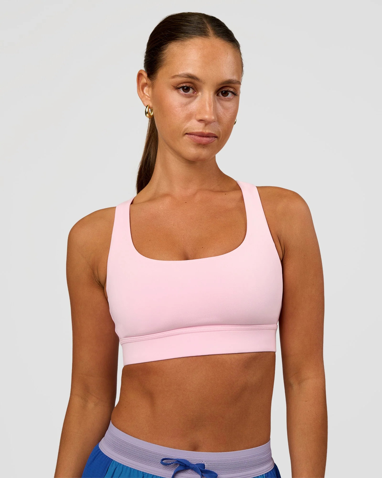 Race Day Sports Bra - Marshmallow | LSKD | LSKD
