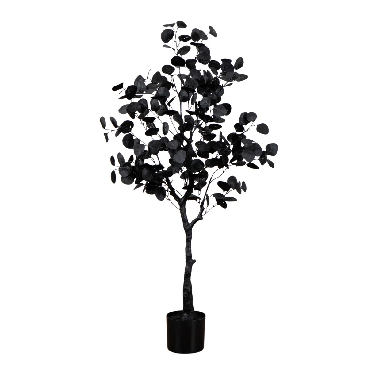 4Ft. Artificial Halloween Black Eucalyptus Tree | Wayfair North America