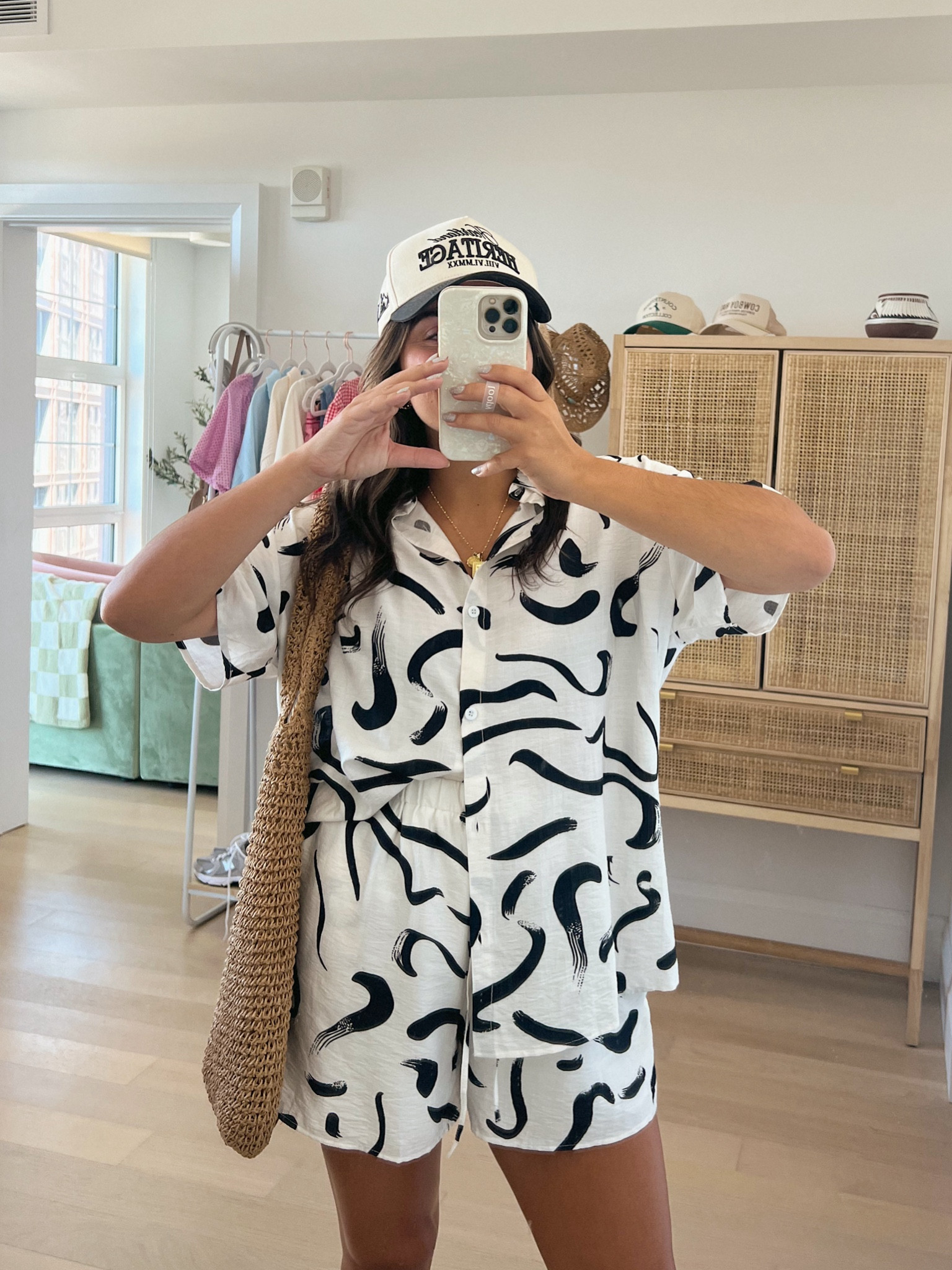 Found the cutest matching set from Amazon, love this for every day or as a beach cover-up! I sized up once so that it would be a little more oversized and I love it. Wearing a large!

#LTKSaleAlert #LTKFindsUnder50 #LTKSeasonal