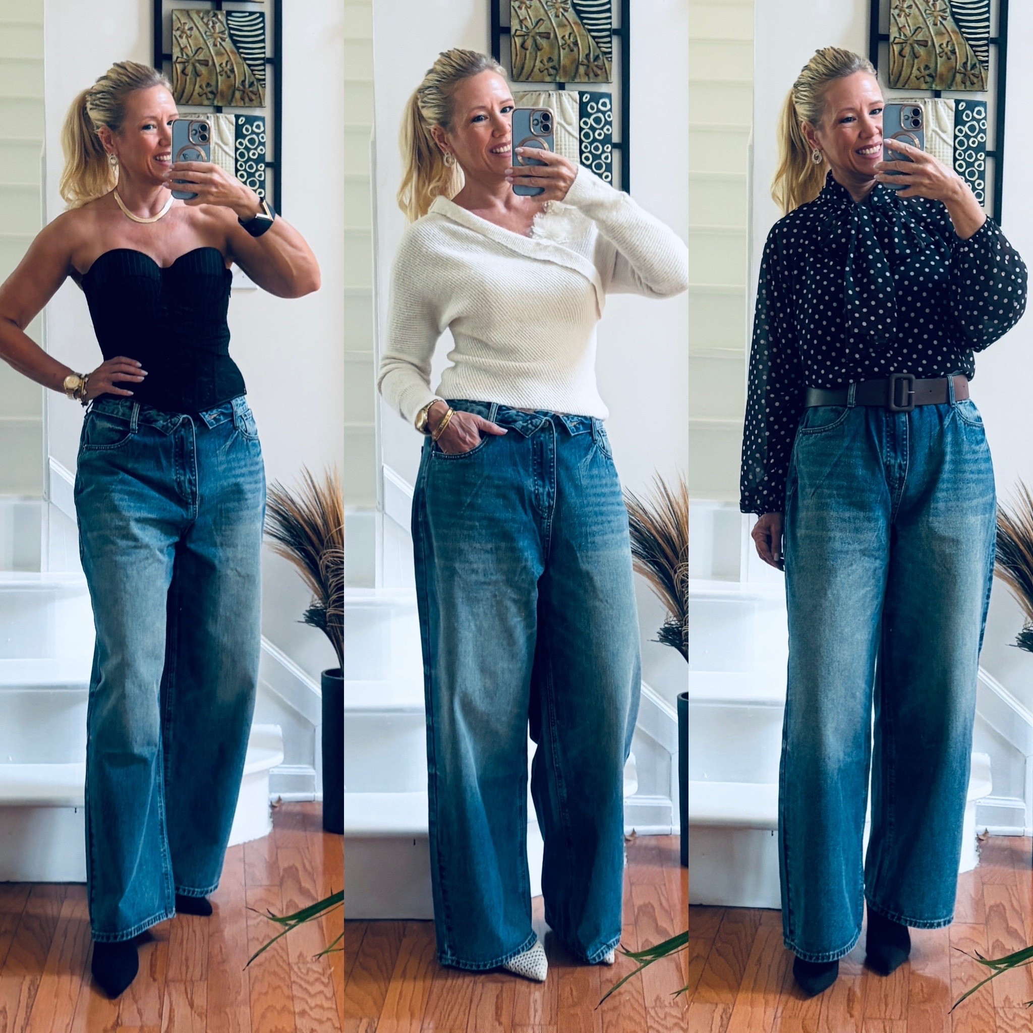 What do you think about these jeans? Yay or nay? 🤔

#LTKgrwm #LTKootd #LTKOver40