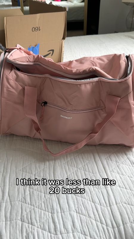 I got this gym bag not to go to the gym but as a big lunch bag as I am 12 hours at work. I love how it has a separate compartment for my planner and book as I sometimes read during my brakes it is perfect and it is a nice quality and it’s currently $18.99.

#LTKVideo #LTKitbag #LTKfindsunder50