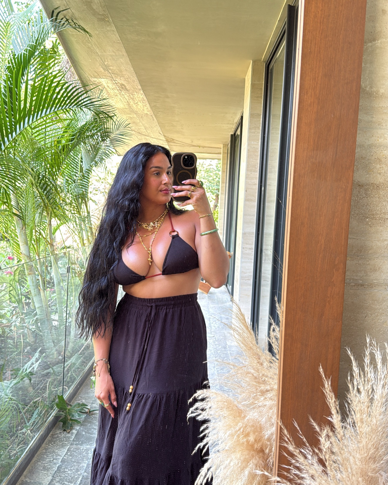 Black vacation outfit ✨🖤