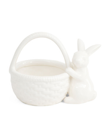 Bunny Basket With Handle | TJ Maxx