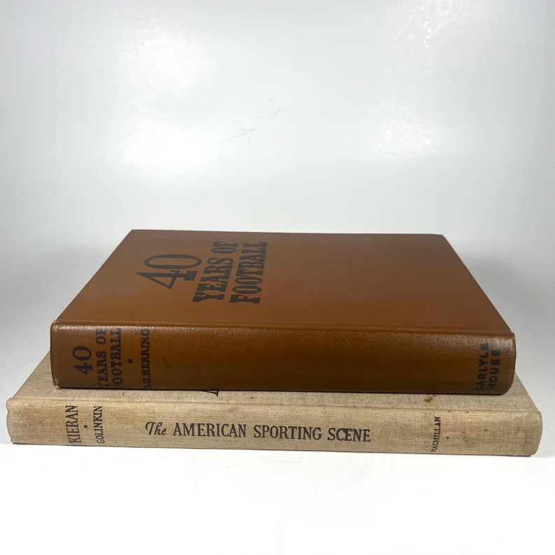 Pair of Vintage 1940s Sports Books for Decorating and Display - Etsy | Etsy (US)