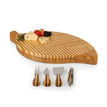 Flora Wooden Charcuterie Board &amp; Tool Set | West Elm (US)