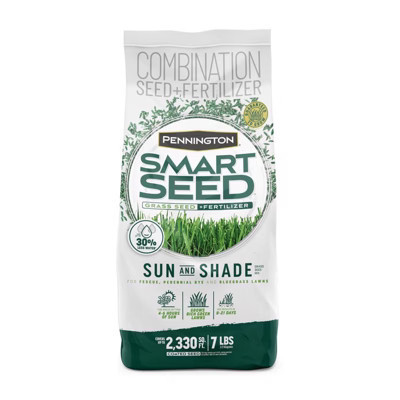 Pennington Smart Seed, Grass Seed, For Fescue/Perennial Rye/Bluegrass Lawns - Case of 4 - 7 lb | Target