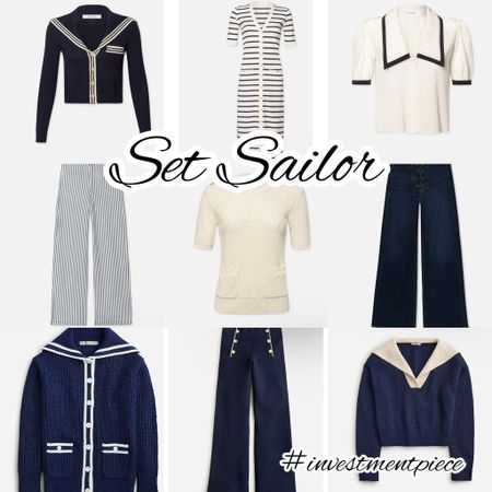 Essential summer? Sailor- from button details to collars to stripes. Chic. Classic. And these are some of my current faves from cardigans to dresses to jeans! #investmentpiece 

#LTKOver40 #LTKStyleTip #LTKSeasonal