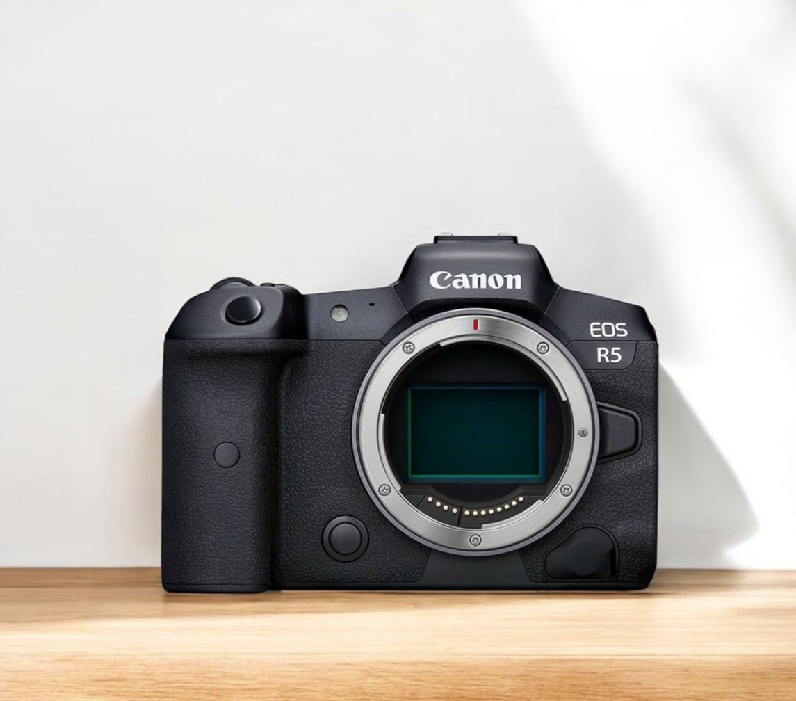 Canon EOS R5 Mirrorless Camera (Body Only), Full-Frame Hybrid Camera, 8K Video, 45 Megapixel CMOS... | Amazon (US)