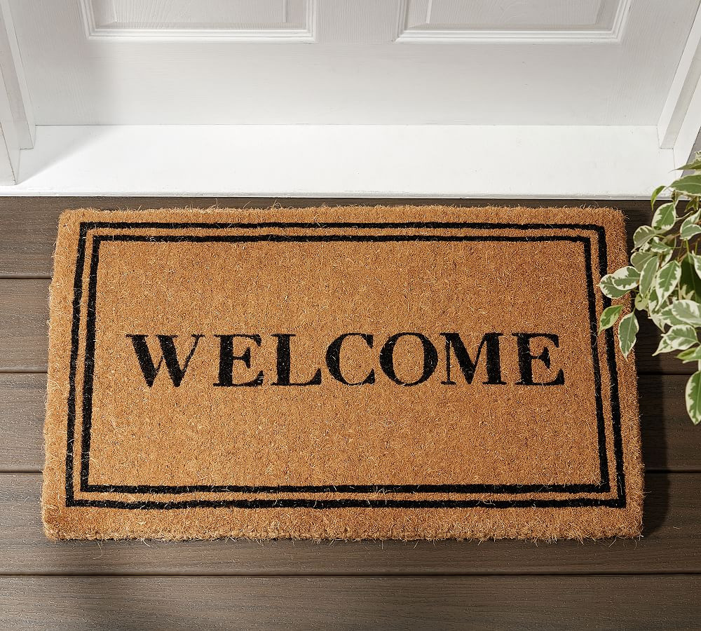 Classic Welcome Doormat | Pottery Barn (US)