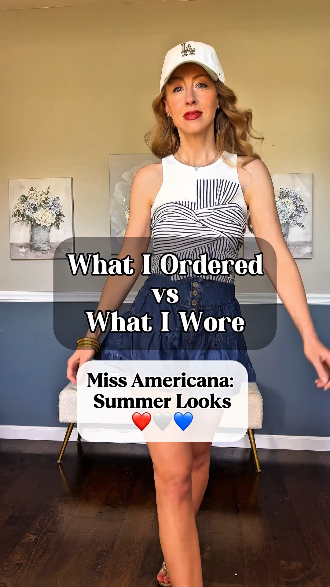 Red, White & Styled
Everything from Target to Anthro to Vici—linked it all for easy summer outfit planning!
	•	Red stripe maxi: wearing a small (Vici – use code KATESAVE30)
	•	Lilly romper: found on Amazon, wearing a small
	•	Crochet top: wearing a small (Vici – runs slightly big, code KATESAVE30)
	•	Shorts: Free People, size XS
	•	Anthro tank: XS
	•	Anthro hat: also linked
	•	Denim button-up: Anthropologie, XS
	•	White skirt: Reformation, true to size (wearing a 2)
	•	Target dress: XS
	•	USA sweatshirt: wearing a medium

Also linked the hats + shoes I styled with everything!

Shop it all here

#LTKFindsUnder50 #LTKSeasonal #LTKFindsUnder100