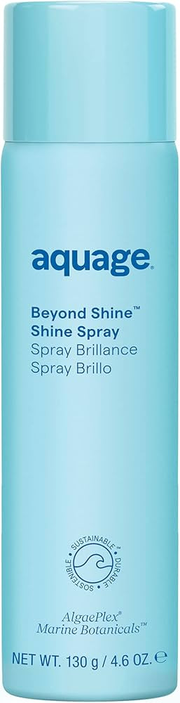 AQUAGE Beyond Shine, Fine-Mist Silkening and Glossing Spray, Creates Shine, Thermal-Pressing Prod... | Amazon (US)