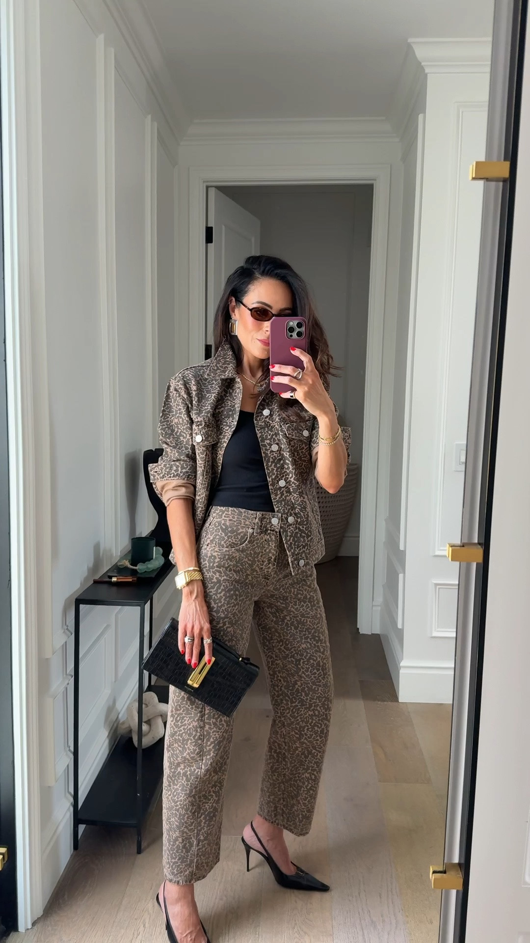 Canadian tuxedo but make it FAB... @Fabletics  $29 dollar jeans that look and feel premium! Signing up to be a VIP is an easy yes with all the perks!#fableticspartner
Wearing:
High Rise Barrel Jean & Relaxed Denim 24,tts 
Jackets in Dark/Leopard washes XS, tts

#LTKSeasonal #LTKOver40