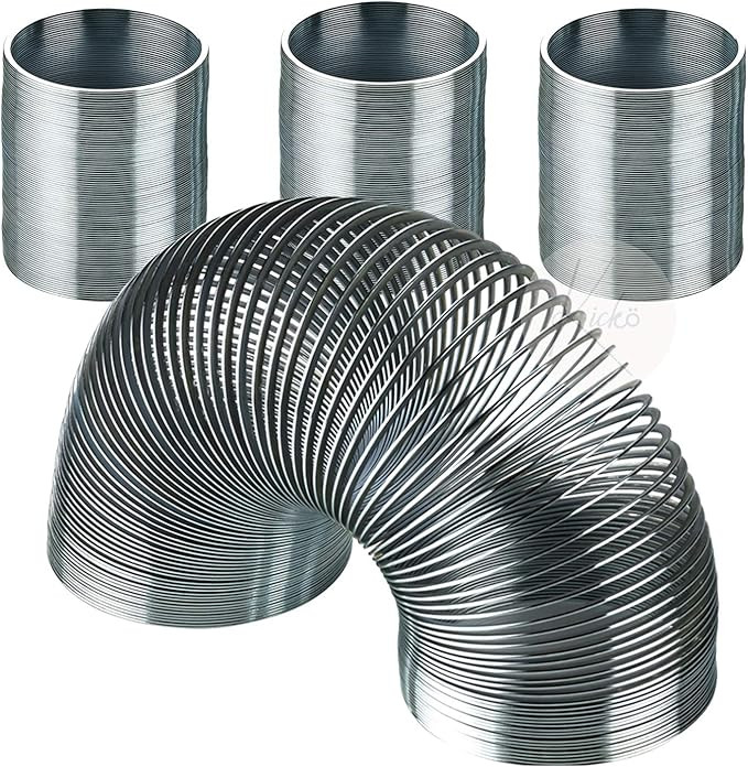 Kicko Rainbow Metal Coil Spring Walking Toys - 4 Pack - Perfect Novelty Prize and Party Favor for... | Amazon (US)