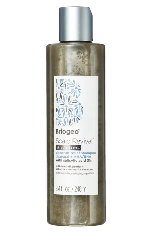 Briogeo Scalp Revival™ MegaStrength+ Dandruff Relief Shampoo Charcoal + AHA/BHA with Salicyic Acid 3% at Nordstrom | Nordstrom