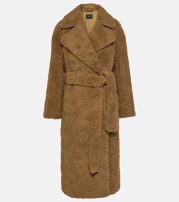 Sherpa Cabanis camel hair and silk coat | Mytheresa (UK)