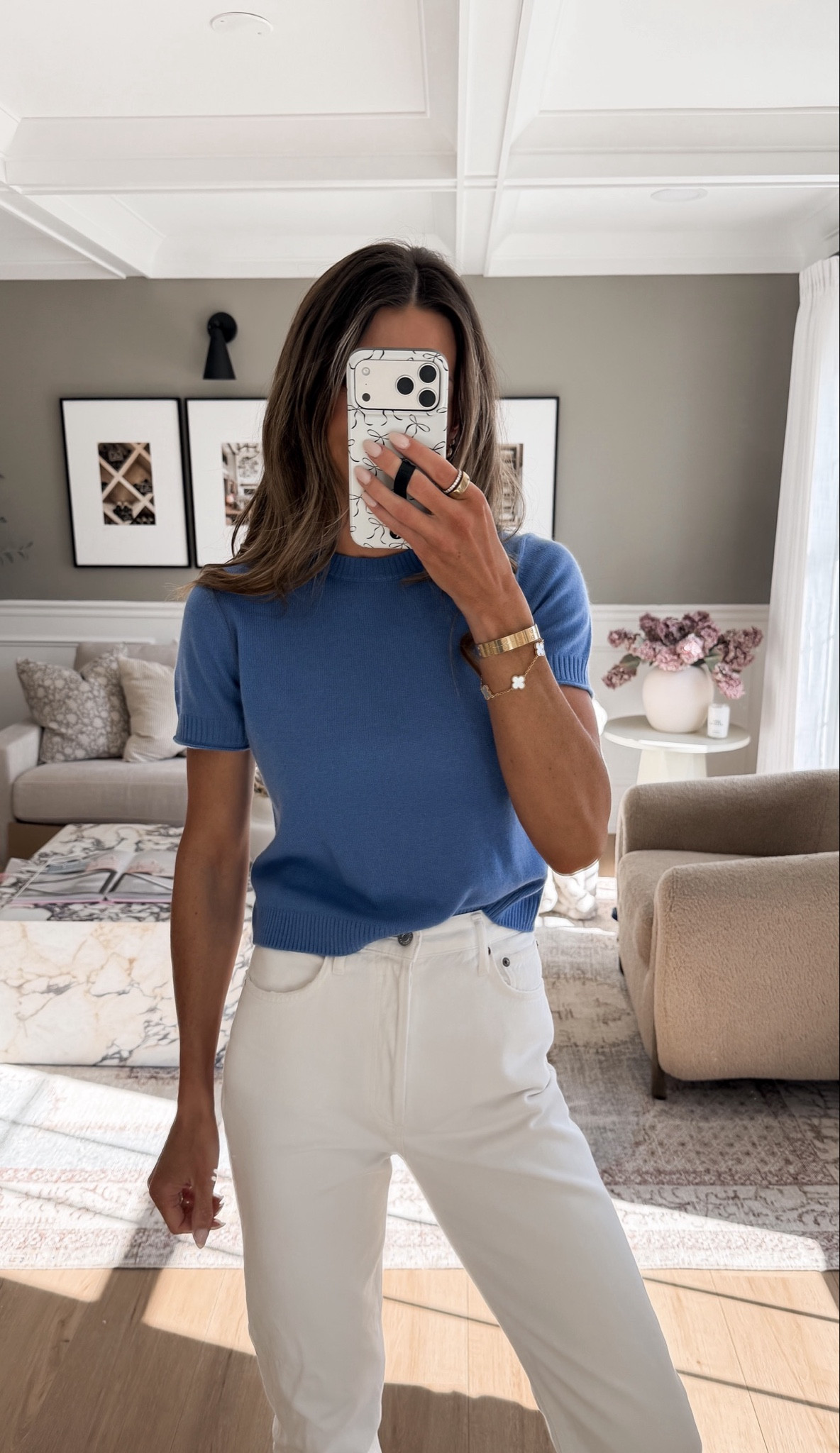 Love this sweater it’s so lightweight and perfect for spring. Plus, I love the pop of blue! Wearing a size small. Everything I was 40% off site wide with code VIPONLY

#LTKTall #LTKSaleAlert #LTKSeasonal