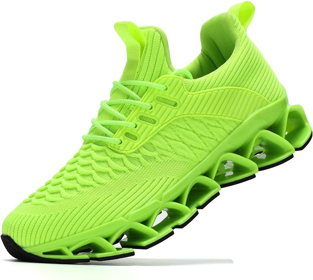 Wrezatro Women's Slip on Walking Running Shoes Blade Tennis Casual Fashion Sneakers Comfort Non S... | Amazon (US)