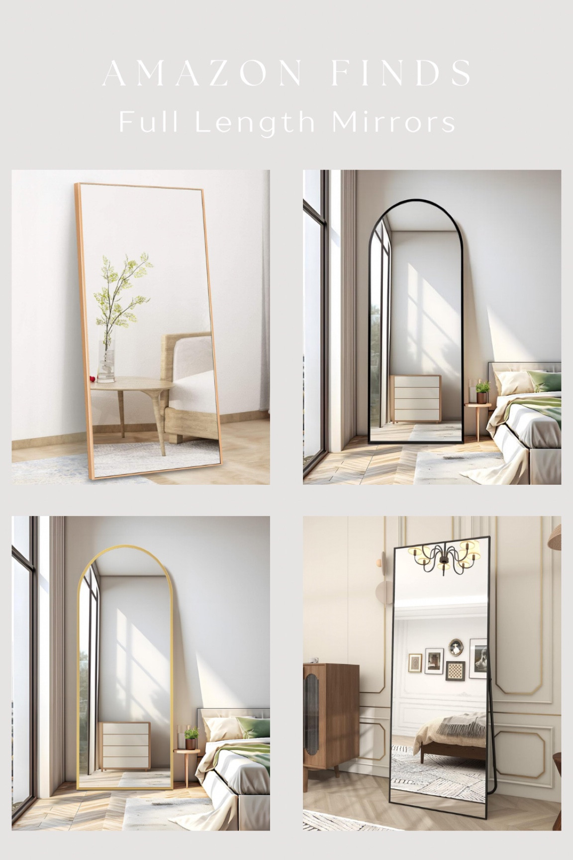 Affordable full length mirrors on Amazon!

#LTKhome