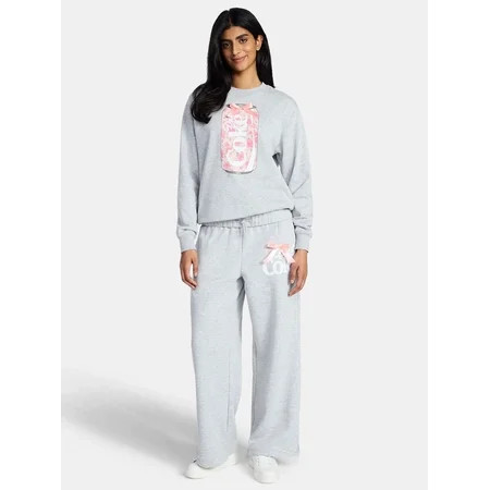 Coca-Cola Junior s Graphic Fleece Sweatpants Diet Coke Sizes XXS-XXL | Walmart (US)