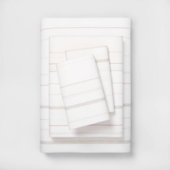 Organic Sheet Set - Warm Neutrals + Dusty Pink - Hearth & Hand™ with Magnolia | Target