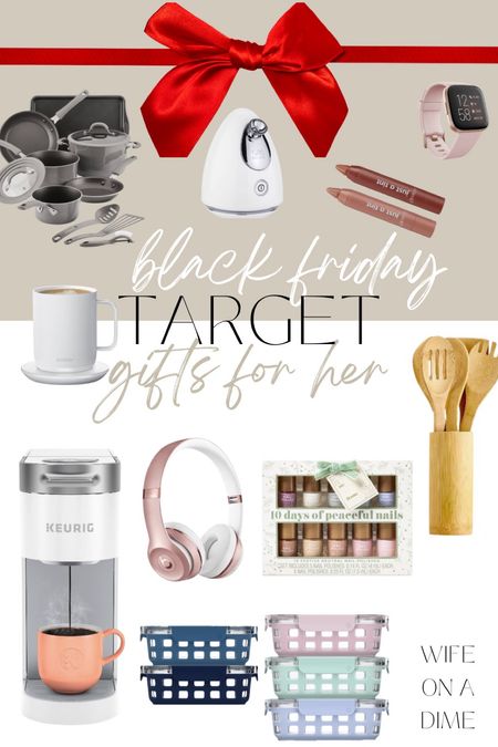 Gifts for her! Love these finds on sale for Black Friday from Target including Beats headphones, a facial steamer, a Keriug, nail polish, glass containers and more! 

Gifts for her, gift guide, Target gift ideas, Target Black Friday, target sale, gift ideas for her, Ember coffee mug, colour pop, Fitbit 

#LTKstyletip #LTKGiftGuide #LTKbeauty