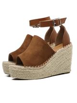 'Heather' Platform Wedges with Ankle Strap (3 Colors) | Goodnight Macaroon