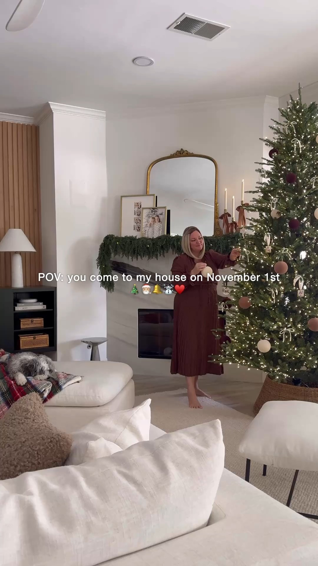 November 1st in my home.  It’s Christmas decorating day! 

#LTKFindsUnder50 #LTKHoliday #LTKHome