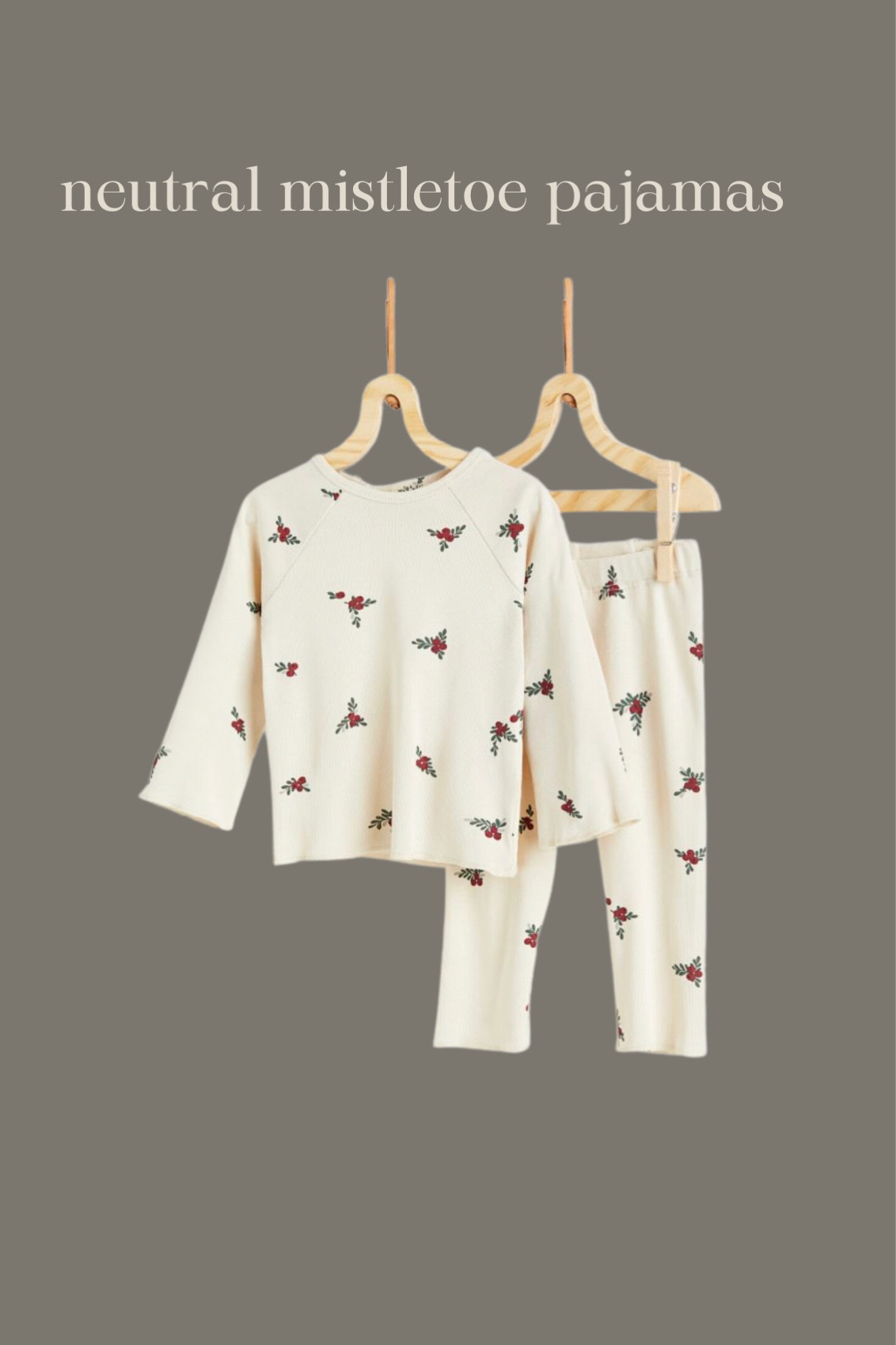 Neutral mistle for pajamas. Family Christmas pjs holiday must have under $20

#LTKGiftGuide #LTKHoliday #LTKfindsunder50