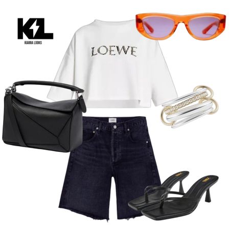 Casual but elevated! Longer denim shorts are the move this summer. 

#LTKU #LTKSeasonal #LTKStyleTip