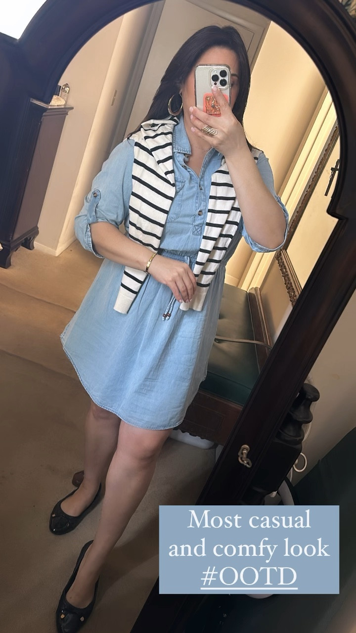 Denim dress casual and comfy #OOTD

#LTKStyleTip #LTKWorkwear
