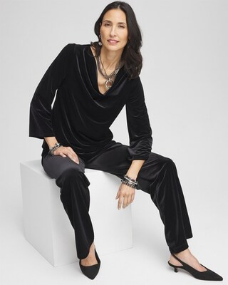 Travelers™ Velvet Cowlneck Top | Chico's