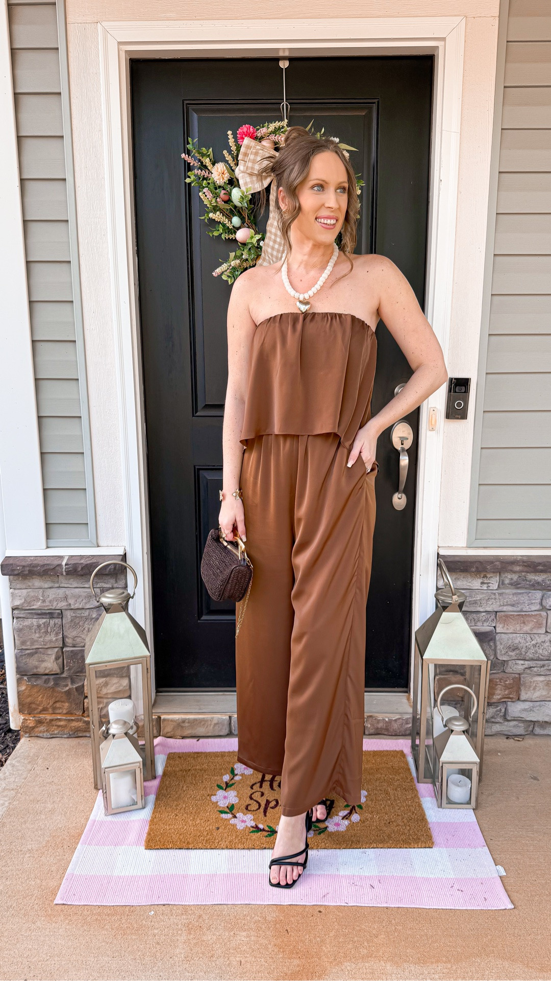 Amazon must have 🤎

Silk jumpsuit, Amazon fashion , event outfit, wedding guest dress , wedding guest outfit