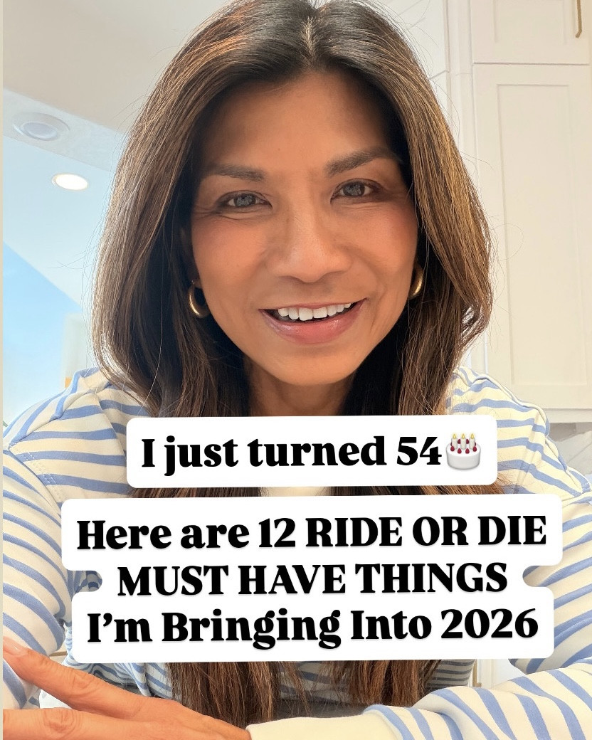 My ride or die at 54!
I sized up to medium in the sports bra!
Jeans fit tts. Wearing size 26 in length 28 in Midnight Blue. I have these in Black also. 
Shade 3 in Setting Powder.
Shade 33 in Foundation
For the carry-on-it’s the regular carry-on size;
Personal bag-it’s the regular size-fits  under most plane seats. 
.

#LTKselfcare #LTKBeauty #LTKOver40