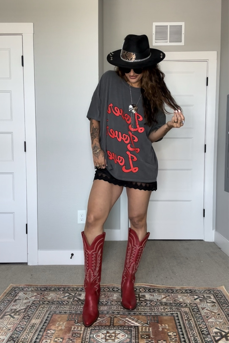 This super cute graphic tee from nasty gal is back in stock and on sale!! Wearing a size Medium!

#LTKStyleTip #LTKSaleAlert #LTKFindsUnder50