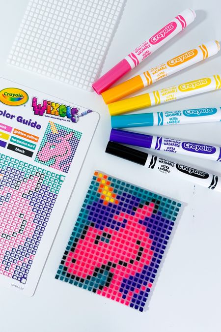 Unbox the @crayola Wixels Activity Kit with me! 🦄🎨#ad Kids will love watching the magical effect of the color absorbing pixels on the Wixel board. Each kit comes with two color maps, with two different images. Kids can even design their own picture & let their creativity shine! 🖼️ My favorite part is that you can wash and reuse the wixel boards for endless screen-free fun! ! #target #targetpartner #crayola @target

#LTKSeasonal #LTKBacktoSchool #LTKkids