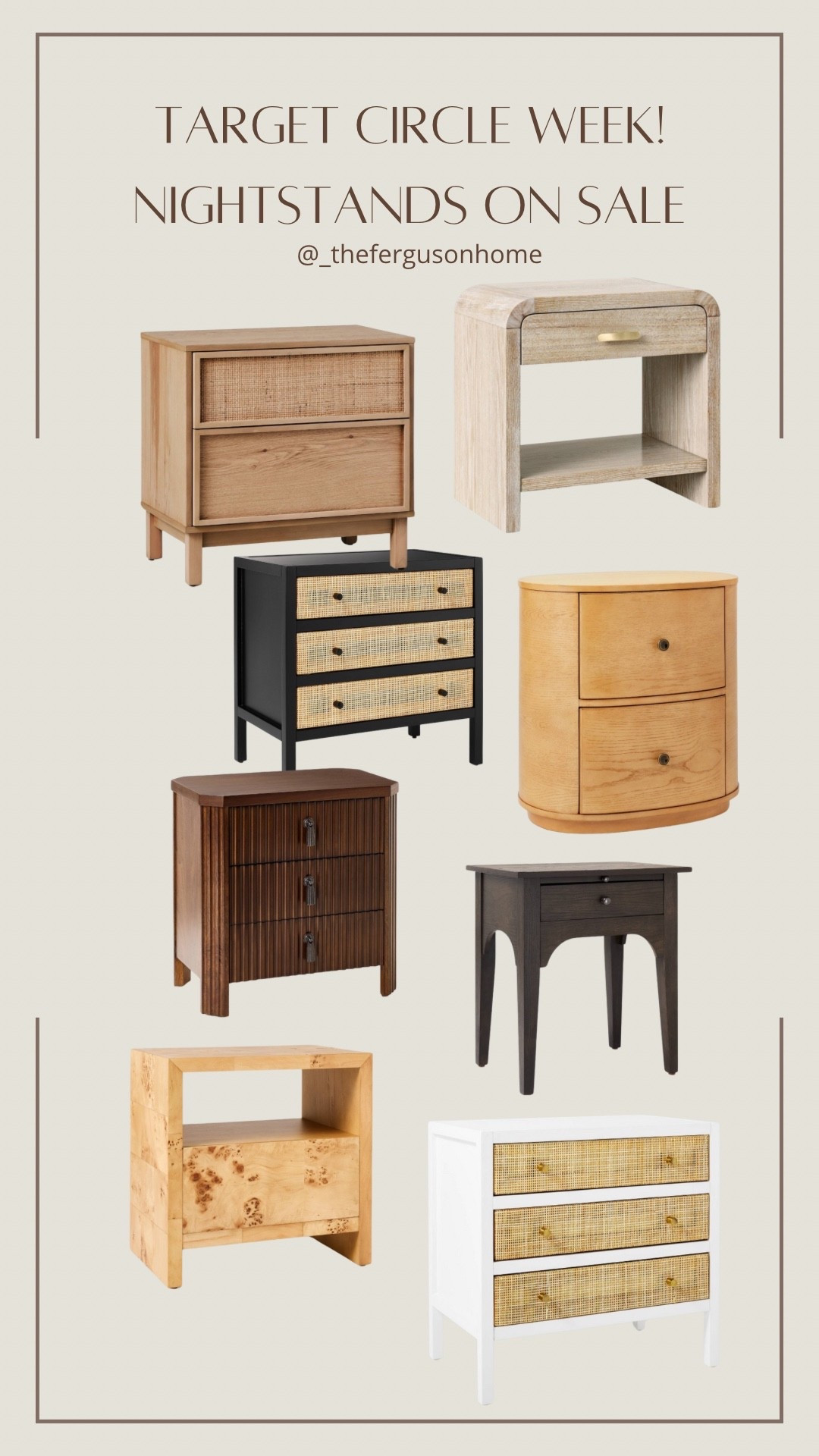 Beautiful and affordable night stands on sale for Target circle week! 

#LTKSaleAlert #LTKHome