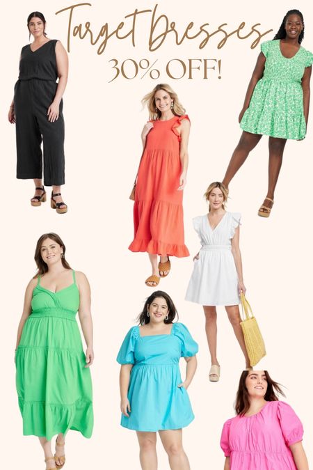 30% off spring dresses at target! 

#LTKcurves #LTKsalealert #LTKbump