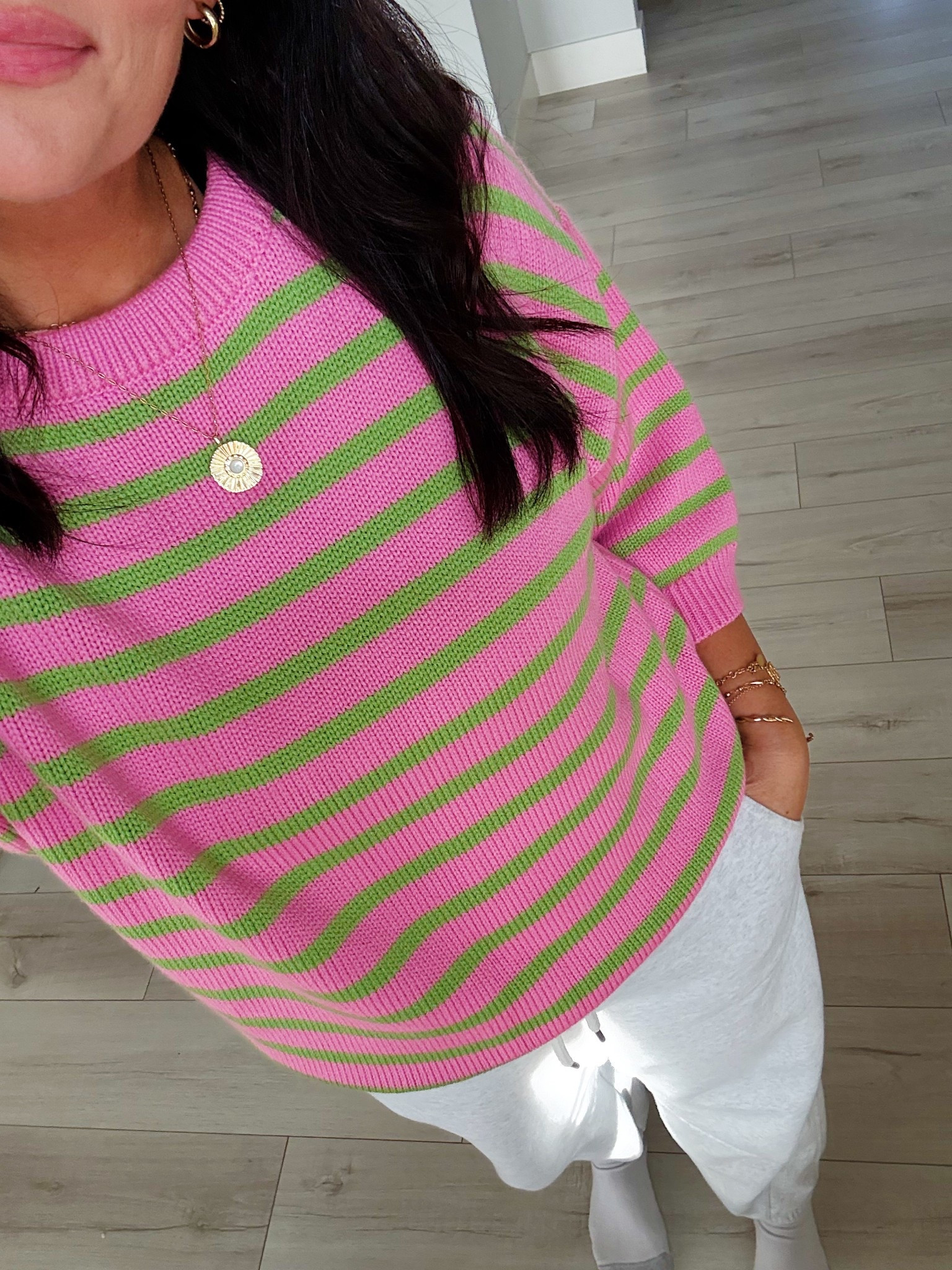 The cutest sweater for spring, not itchy, so comfy! In a medium 

#LTKgrwm #LTKootd #LTKSeasonal