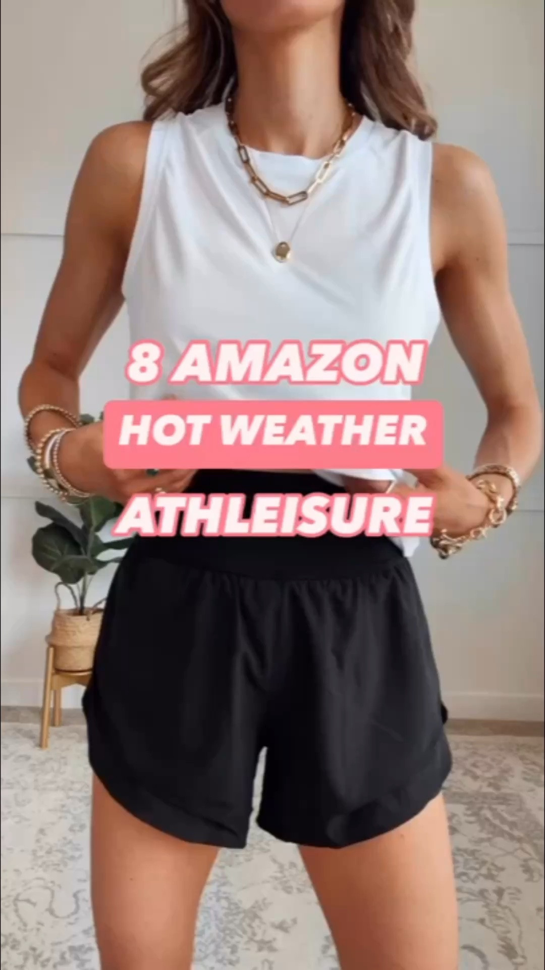 Hot Weather Athleisure | Active Wear | Workout Outfit | summer outfit | shorts | tank | built in underwear

#LTKootd #LTKmomlife #LTKSeasonal