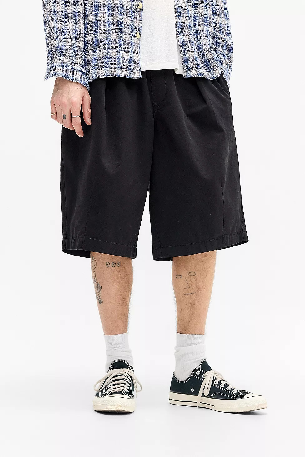 BDG Shorts ajust\u00e9s Bobbi noirs | Urban Outfitters FR