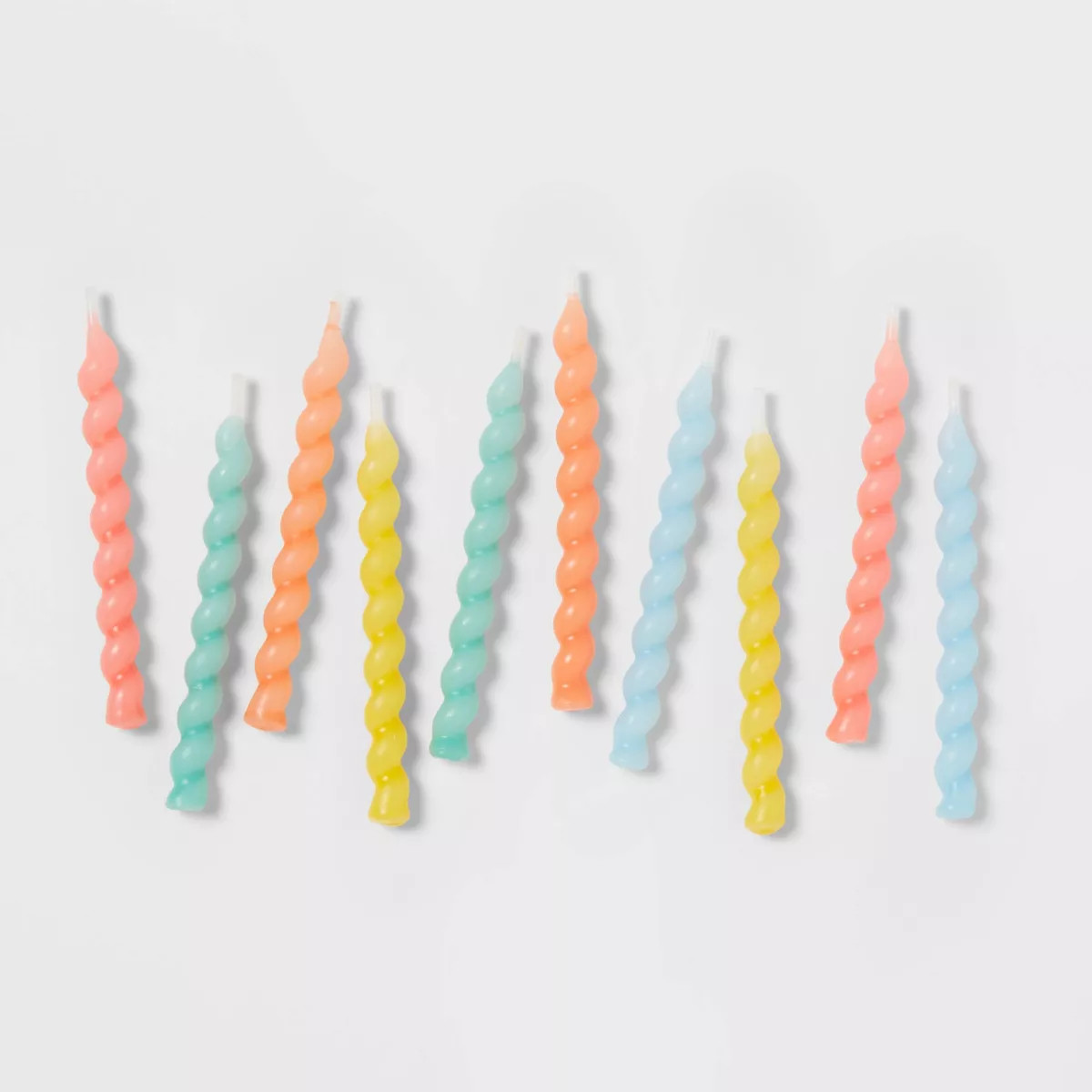 10ct Neon Rainbow Swirl Candle - Spritz™ | Target