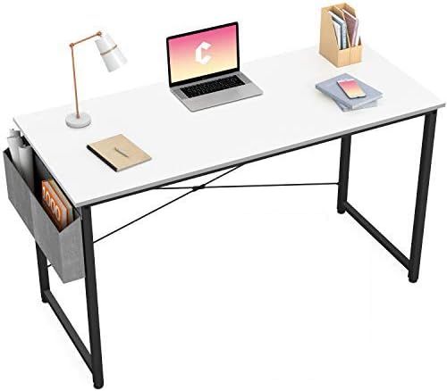 Amazon.com: Cubiker Writing Computer Desk 40" Home Office Study Desk, Modern Simple Style Laptop ... | Amazon (US)