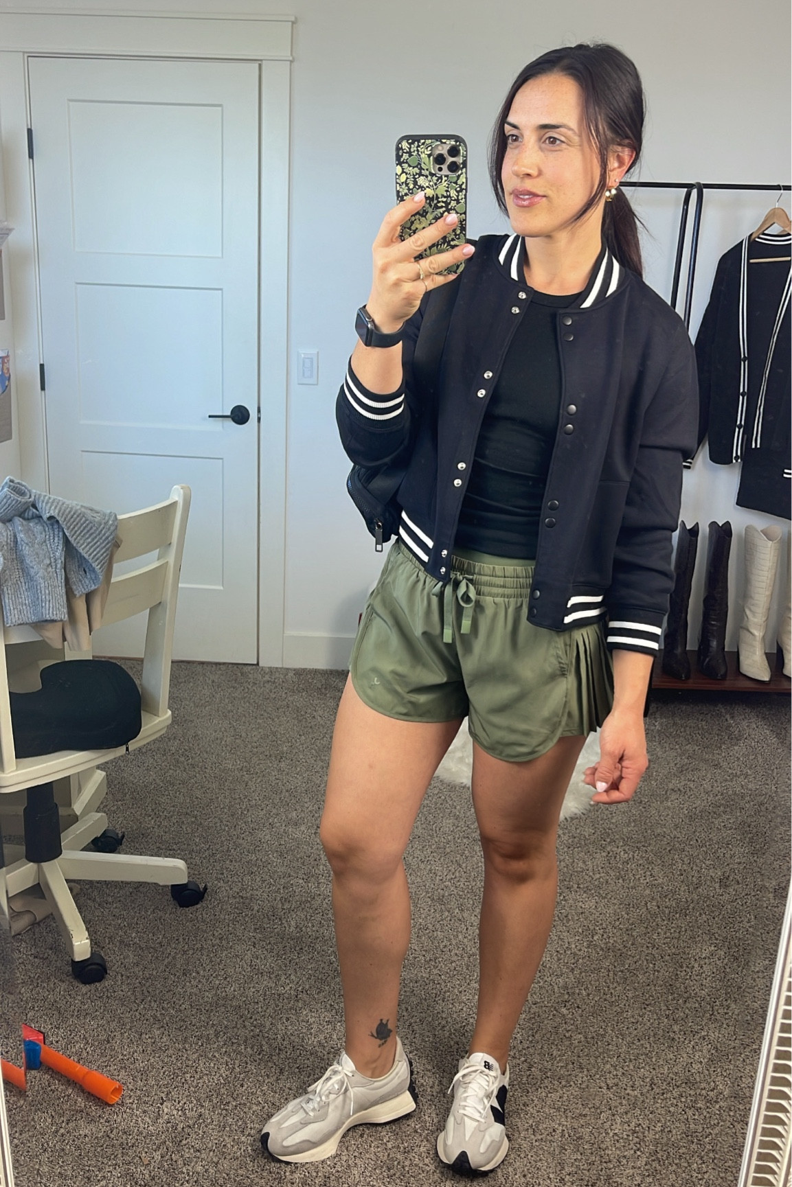 Target style. 
Alo dupe. 
Lulu dupe. 
Crewneck jacket. 
Letterman’s jacket. 
All in motion. 
Target style. 
Athleisure. 
Fitness apparel  

#LTKActive #LTKFitness #LTKSeasonal