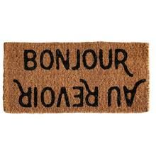 Natural Coir "Bonjour/Au Revoir" Doormat | Michaels Stores