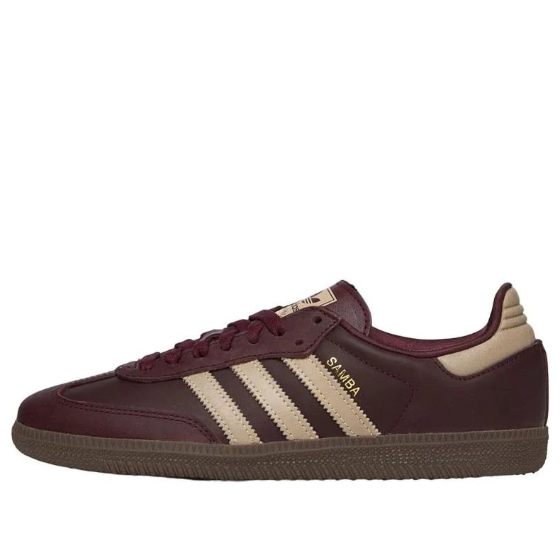 (WMNS) adidas Samba OG 'Maroon Crystal Sand' | KICKS CREW
