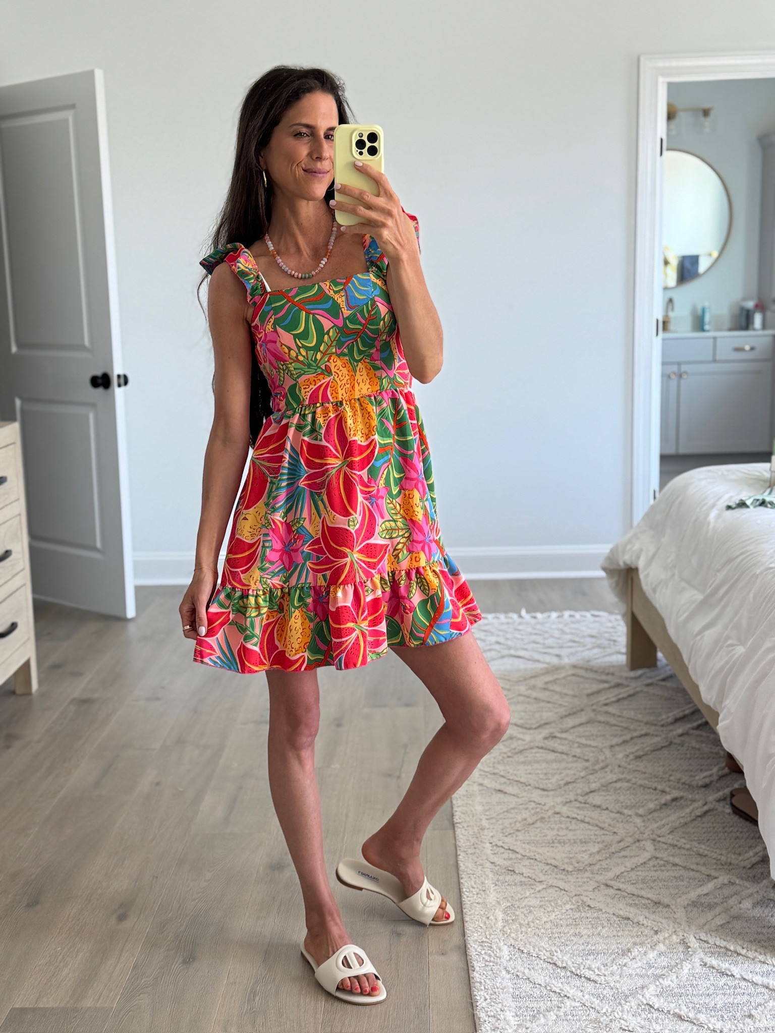 This dress is such a fun summer piece. The colors, the fit, and how easy it is to throw on… perfect for vacations, dinners, or anything in the sun.

#LTKSeasonal #LTKTravel #LTKootd