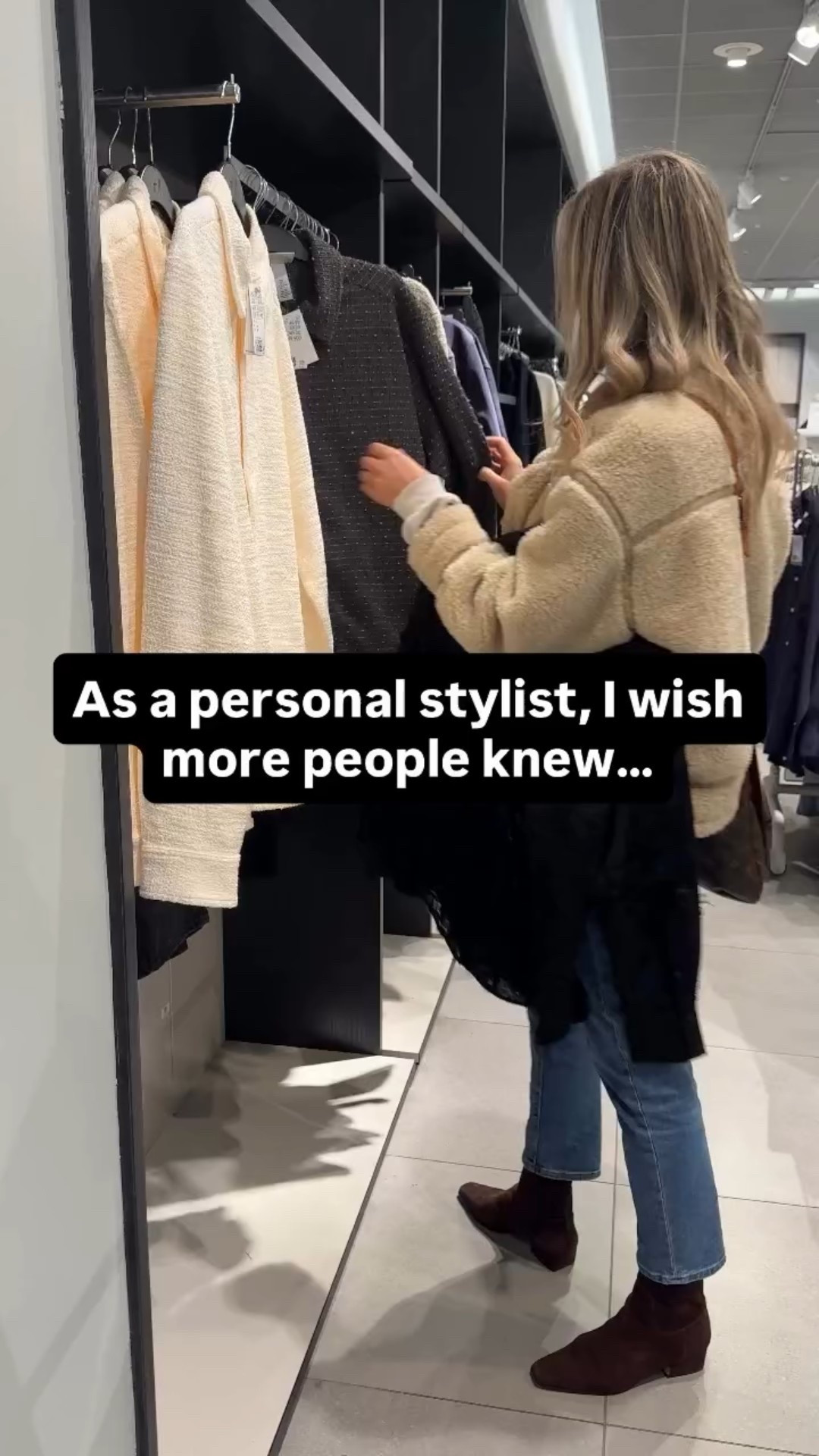 Style confidence doesn’t come from buying more — it comes from having the right pieces.

If you want your outfits to instantly feel more pulled together, start here:
✨ A perfectly tailored blazer
✨ Dark wash jeans you actually love wearing
✨ A go-to neutral shoe you can rely on
✨ One effortless statement accessory
✨ A layering top in your best color

These five pieces do more heavy lifting in a closet than most trend hauls ever will. They’re the foundation we build around with nearly every client.

Follow along for more styling tips like this — and if you want help curating these pieces for your life, reach out to chat with one of our stylists. 💫