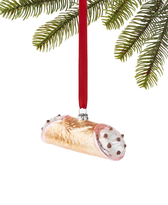 Holiday Lane Sweet Tooth Glass Cannoli Ornament, Created for Macy's  & Reviews - Shop All Holiday... | Macys (US)