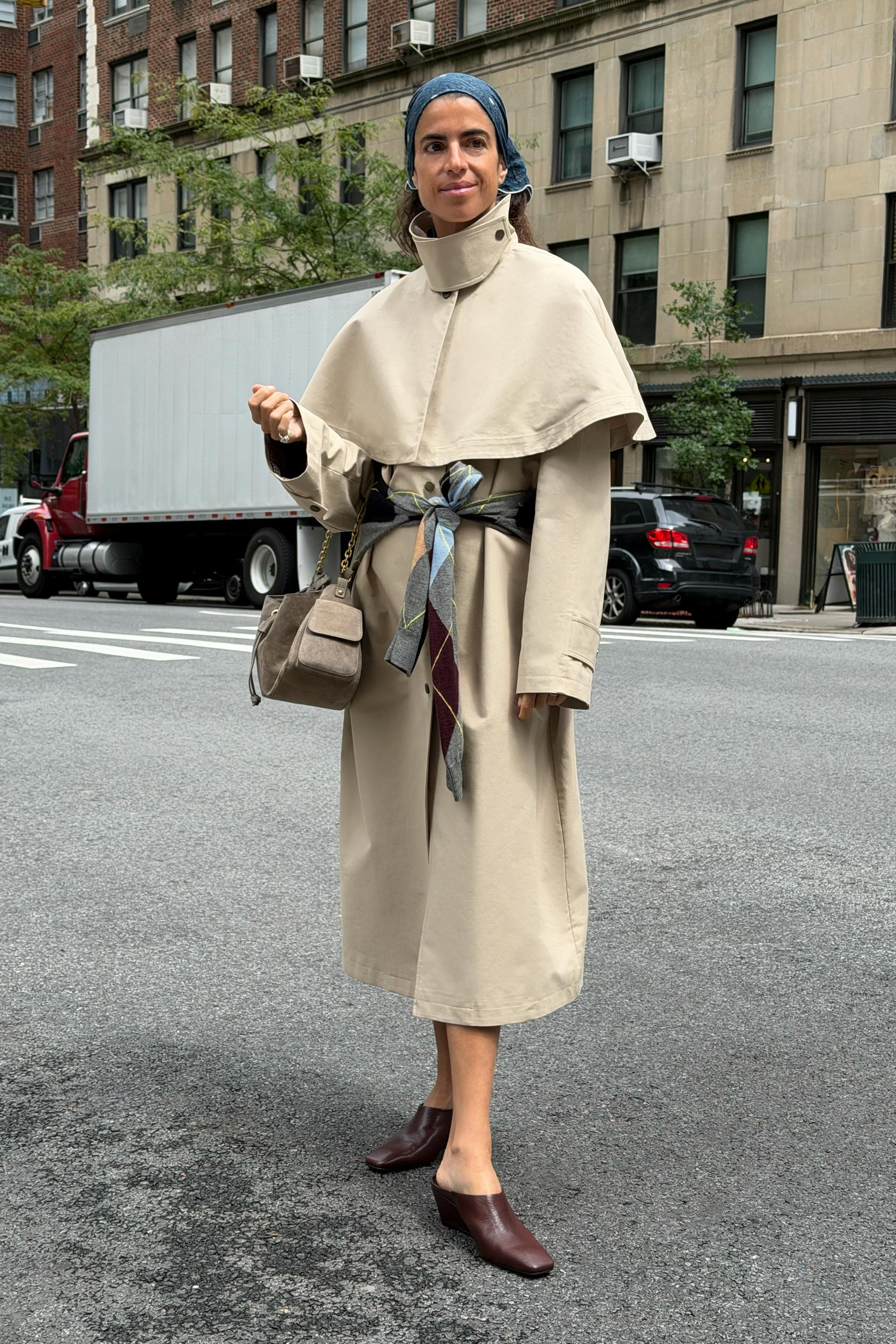 Zara - Zw Collection Cape Trench Coat - Beige - S - Woman | Zara UK