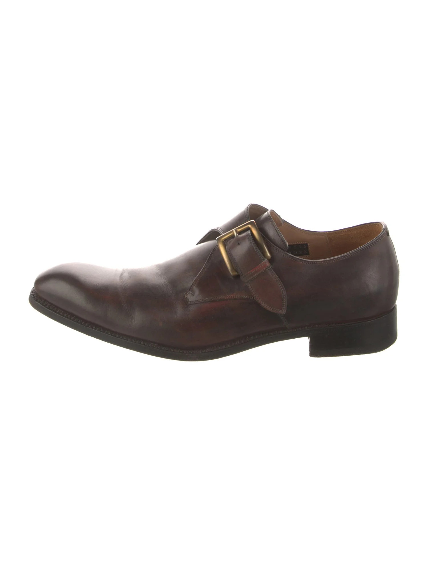 Barney's New York Leather Oxfords - Brown Oxfords, Shoes - WBANY55849 | The RealReal | The RealReal
